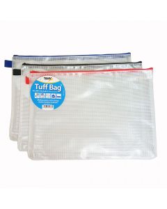 Tiger Heavy Duty Clear Mesh Tuff Bag B4-Plus  15.9 in x 11 in   301736