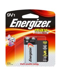 Energizer Max Alkaline Battery   9V       522BP ea