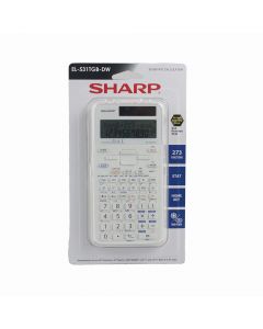 Sharp Scientific Calculator 2-Line 12 Digit Display EL-531TGB-DW