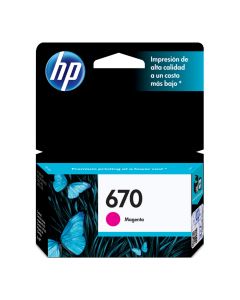 HP Inkjet Cartridge #670   Magenta   CZ115AL