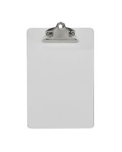  Merangue Clear Plastic Clipboard 6 x 9 inches  1020-1591-00