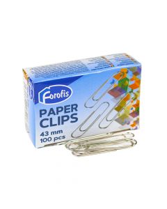 Forofis Paper Clip 43mm (1.7 inch ) Round 91340