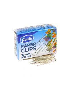 Forofis Paper Clip 33mm (1.26 inch ) Round 91354