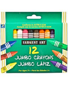 Sargent Art Wax Crayons Jumbo (12ct)  50912