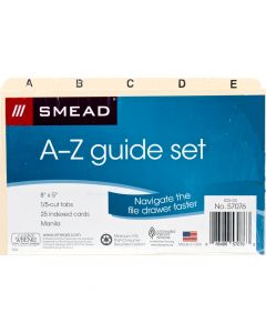 Smead Index Dividers A-Z 8x5 inches   82525 57076