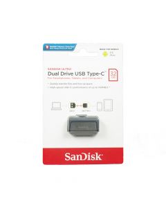 SanDisk Flash Drive Dual Ultra USB 3.1 32GB Type-C SDDDC2-032G