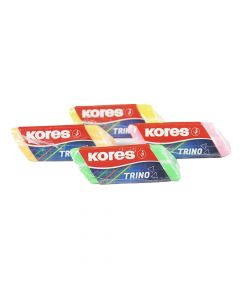 Kores Trino Eraser Pencil  Neon        40503