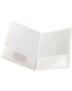 Esselte Portfolio File  Letter Size  Shiny White         51704