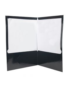 Esselte Portfolio File  Letter Size Shiny Black       51706