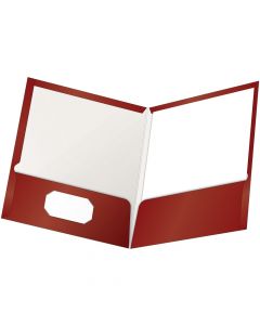 Esselte Portfolio File  Letter Size  Shiny Maroon       51718