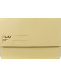 Guidhall Document Wallet Legal Yellow            GDW1