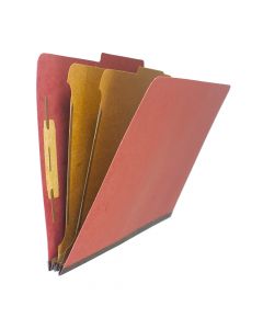 Pendaflex Classification Folder Legal 2-Divider Red PU64RED