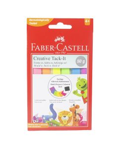 Faber Castell Creative Adhesive Tack Set/6 Colours  50g  187094