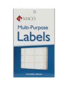 Maco Label   5/8 in x 7/8 in  White       MS-1014