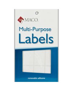 Maco Label  1 in x 1 1/2 in  White            MS-1624