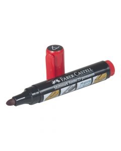 Faber Castell Jumbo Permanent Marker 23 Red 452321