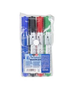 Forofis Permanent Marker Bullet Tip Assort Colours  91276