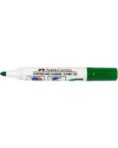 Faber Castell White Board Marker 123 Jumbo Green 3.6mm  352363