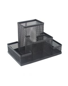 FOROFIS Mesh Desk Organiser Black 91310