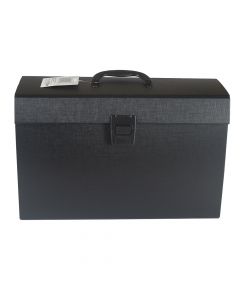 Rapesco Expanding Box File 19-pockets  Black  1555