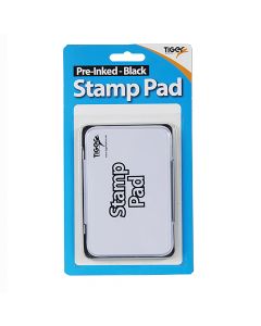 Tiger Pre-inked Stamped Pad  Black   301733