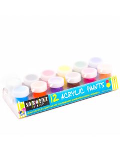 Sargent Art Acrylic Paint Set 12 tubs 66-5421