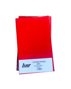 HNR Cover Stock Paper 8.5 in x14 in  (Legal)  Red    190gsm ea-pk/50