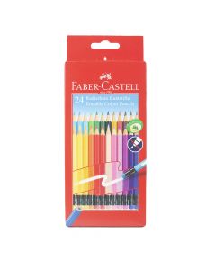 Faber Castell Colouring Pencil Set/24 with Eraser 116625