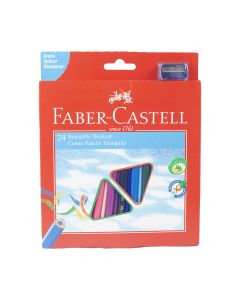 Faber Castell Colouring Pencil Set/24 with Sharpener  120524