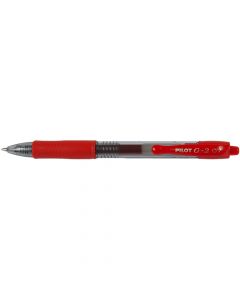 Pilot Rolling Ball Gel Pen G2-7 Retractable Fine Red 31022/31172