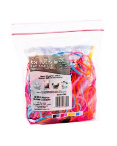 Alliance Brites Rubberband 7 x 1/8  Assorted 4oz  07800