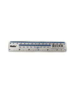 Helix Ruler  6 inch (15cm) Plastic     J01025