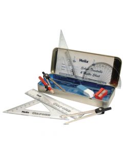 Helix Oxford Maths Set  9pc BLUE  B35009