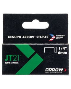 Arrow Staples   JT-21   1/4 inch ea-bx/1000