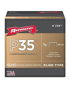 Arrow Staples   P-35   3/8 inch     356  ea-bx/5000