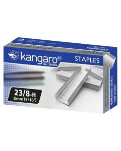 Kangaro Staples 23/8  (8mm 5/16)      23/8-H  ea-bx/1000