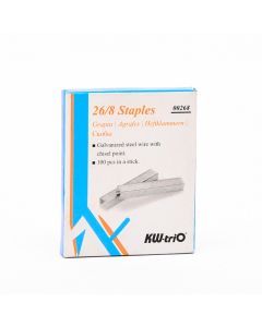 KW-triO Staples  26/8 (20-40pgs)       0268  ea-bx/1000