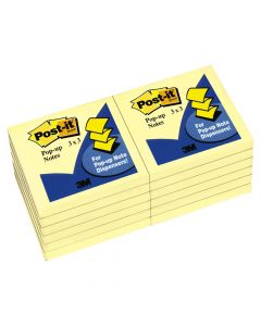 3M Post-It Stick Note 3 x 3 Pop-up Yellow   R330-YW per pad