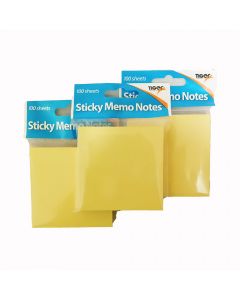 Tiger Sticky Note 3 x 3 Yellow Hang Pack 301309