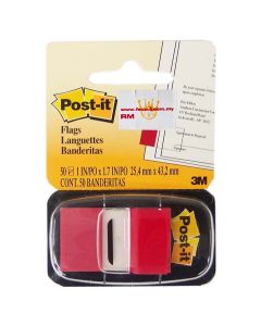 3M Post-it Tape Flag  Red  pk/50       680-1