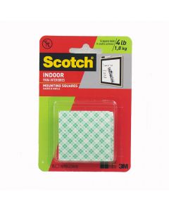 3M Mounting Scotch Tape  Indoor 1 inch Squares (4lbs)       CAT111