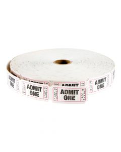 Maco Admission Ticket  2M  White  Single    M18-613 (ea Roll of 2000)