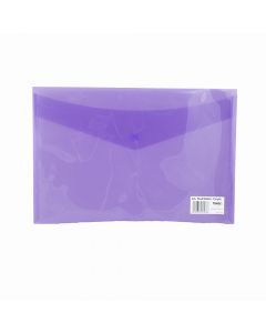 Tiger Document Wallet  Stud closure A4 Plus Purple 301393